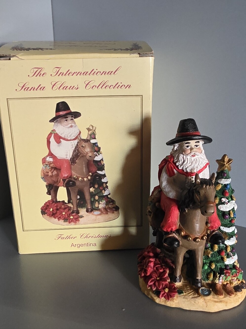 International Santa Claus Collection 'Father Christmas' Figurine - Red & Brown